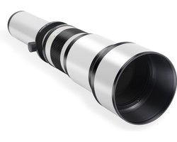 JINTU - 650-1300mm F/8.3 MF - Telezoomlens met T-bevestiging - Canon EOS EF NIKON SLR-camera's