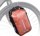 Fietsbagagedragertas waterdichte 4/6L voorfietstas voor bagagedrager met schouderband