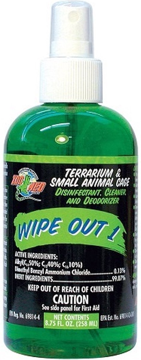 Zoo Med Wipe Out 1 Terrarium Cleaner 258ml