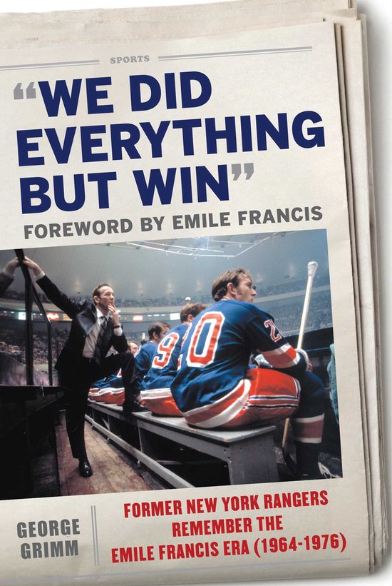 We Did Everything but Win - cover
