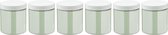 Scrubzout Dennen - 300 gram - Pot met witte deksel - set van 6 stuks - Hydraterende Lichaamsscrub