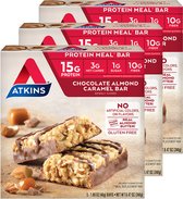 Atkins | Protein Bar | Chocolate Almond Caramel Bar | 3 stuks | 3 x 48g
