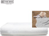 Bol.com The One Towelling Classic Supersize strandlaken - Extra grote handdoek - 100% Gekamd katoen - 100 x 210 cm - Wit aanbieding