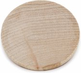CombiCraft Blanco houten munten / Consumptiemunten - Ø29mm - 100 stuks