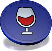 CombiCraft wijn consumptiemunten donker blauw - Ø29mm - 100 stuks