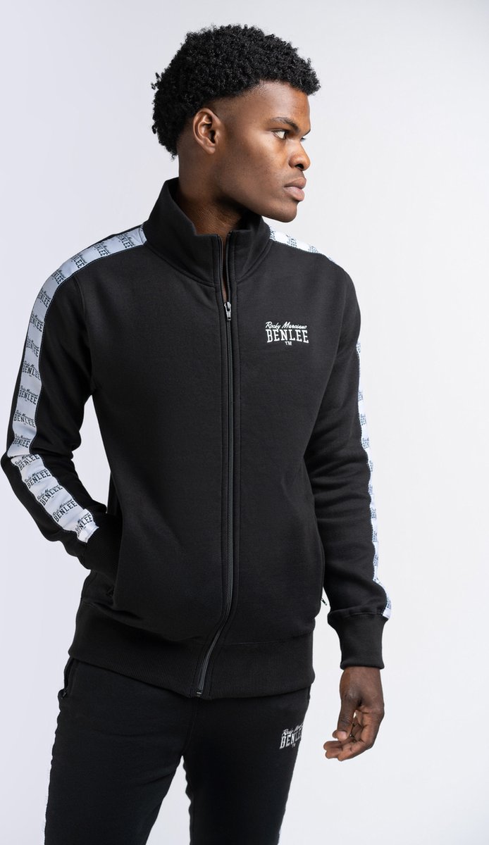 Benlee Cuningham sweaterjack met ritssluiting, smalle pasvorm