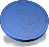CombiCraft wijnmunten reliëf blauw - 250 stuks
