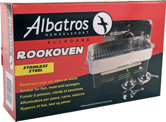 Tafel Rookoven Plat - RVS - 42x20x29 cm van Bronxx — afbeelding 3