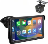 Écran CarPlay multimédia - Dongle CarPlay sans fil pour Apple et Android - Adapté aux systèmes d'autoradio - Commodité CarPlay sans fil - Lecteur vidéo Wifi universel - Avec caméra