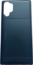 Samsung Note 10 plus pashouder hoesje - pasjes - Telehoesje - slide armor - Samsung - Android - Opberging - Creditcard - 2 in 1 - In 7 kleuren - Zwart - Donker blauw - Donker groen - Grijs - Goud - Rood - Zilver