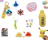 Happy Trendz® Pokémon én Fidget Pakket 14-Delig TOTAAL _ uitdeelpakket - cadeau pakket - super deal - voordelig pakket Pokemon en Fidgets toppers - leuk cadeau - Pokémon keychain pluche en top fidgets- pakket 2024