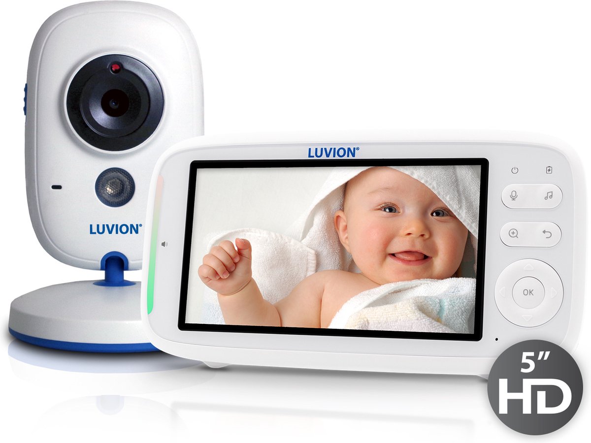 LUVION® Platinum Ultra - Babyfoon met Camera - Uitbreidbaar tot 4 Baby Camera's - Premium Baby Monitor op Prijzenvolger.com