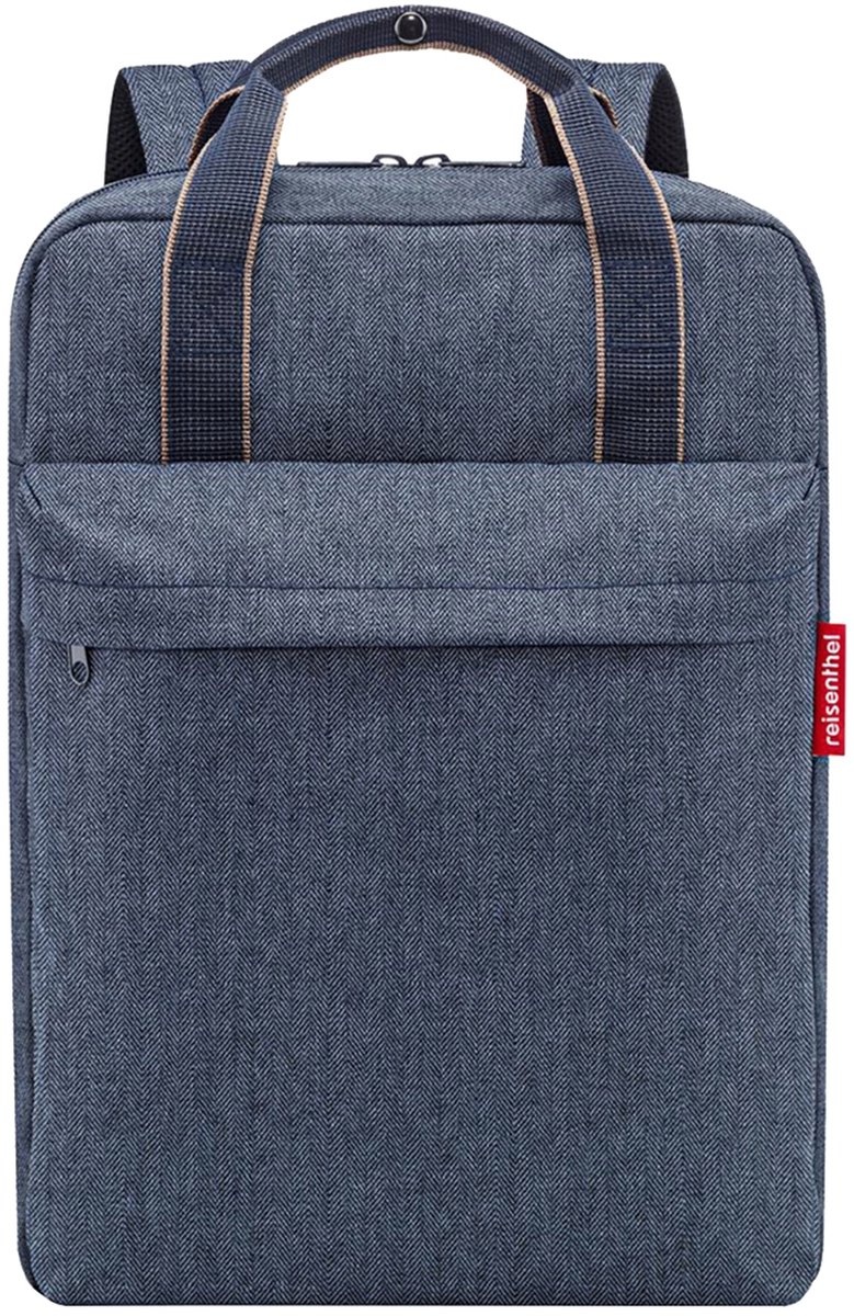 Reisenthel Allday Backpack M Rugzak - 15L - Herringbone Donkerblauw