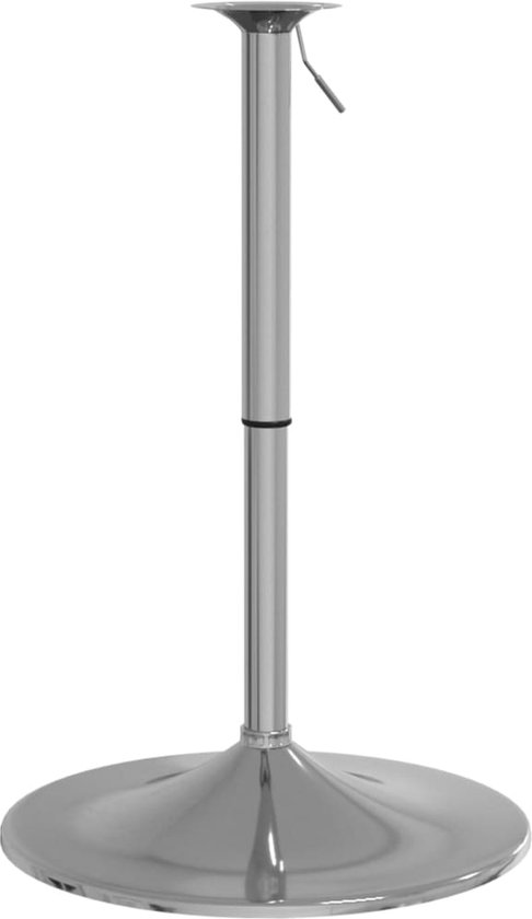 vidaXL - Bartafelonderstel - 45x90 - cm - verchroomd - staal