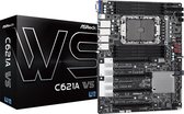 Asrock C621A WS - LGA 4189 - Intel® Xeon® - DDR4-SDRAM - 256 GB - DIMM