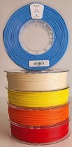 Kexcelled PLA Combideal 5 x 500g = 2,5kg Printer filament: Luchtblauw + Wit + Geel + Oranje + Rood / Sky Blue + White + Yellow + Orange + Red - 1.75mm 3D Printer filament
