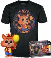 Funko Pop! & Tee Box: Five Nights At Freddy's - Balloon Foxy #907 (Size XL)