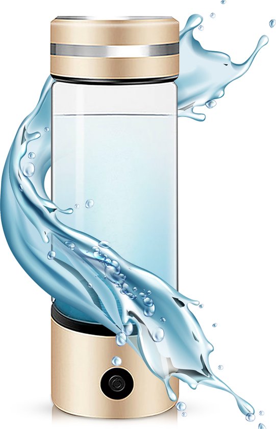 Bouteille de boisson avec générateur d'hydrogène Seidon - De 800 à 2000 ppb - Bouteille d' Water d'hydrogène - Bouteille Water H2