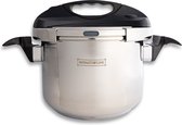 Royalty Line® PS6L Snelkookpan Inductie - 6 Liter / Ø 24 cm - Snelkookpannen Voor Alle Warmtebronnen - Pressure Cooker - Instant koken - Eenhandig Mechanisme - RVS