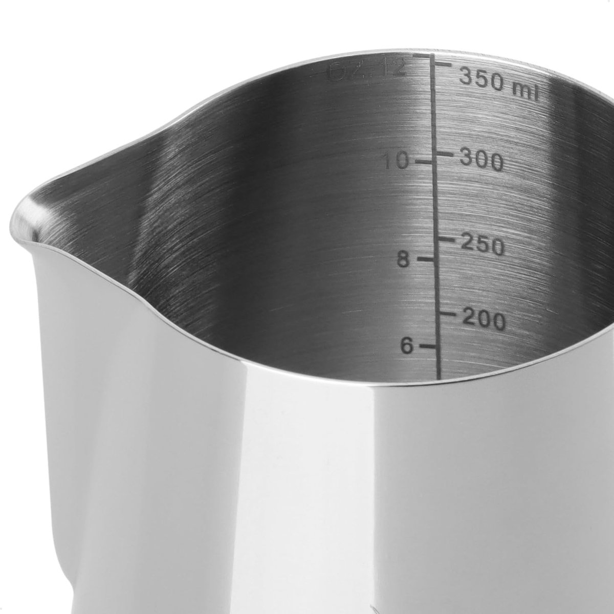 Melkkan met deksel, 600 ml/1000 ml, melkkan van roestvrij staal