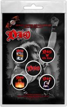 Dio - We Rock - button 5-pack