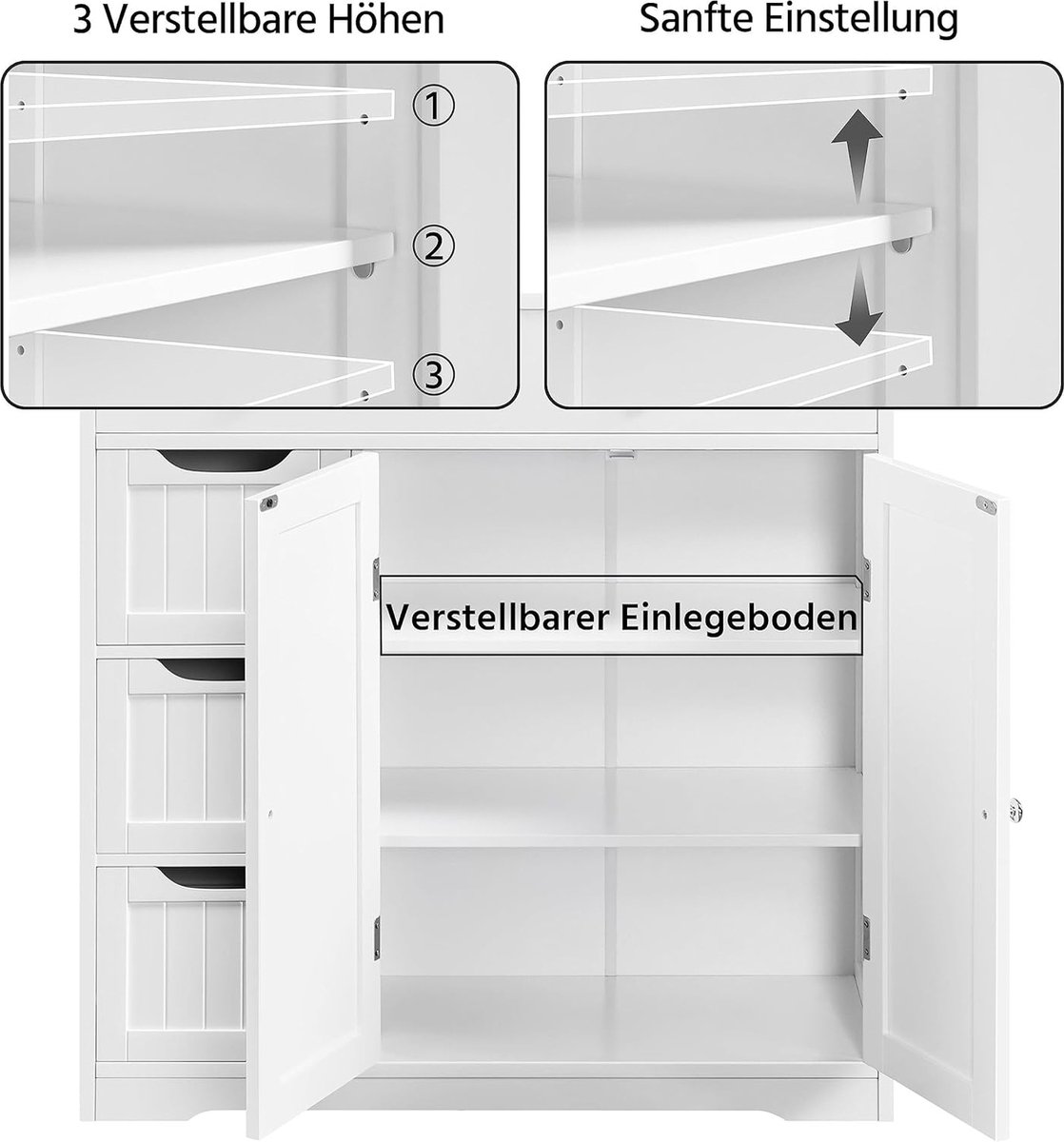 Kast open, ahorn, 100 × 40 × 146 cm, 2 verstelbare en 1 vaste legplank