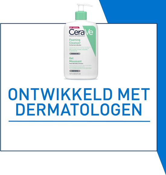 CeraVe Schuimende Reinigingsgel - voor normale tot vette huid - 473ml