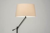 Lumidora Vloerlamp 30784 - JOYS - E27 - Zwart - Beige - Metaal