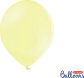 Ballonnen Lichtgeel Pastel (50st)