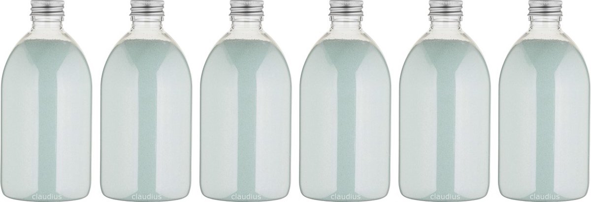 Goedkoopste Scrubzout Hammam Herbal - 650 gram - Fles met aluminium dop - set van 6 stuks - Hydraterende Lichaamsscrub