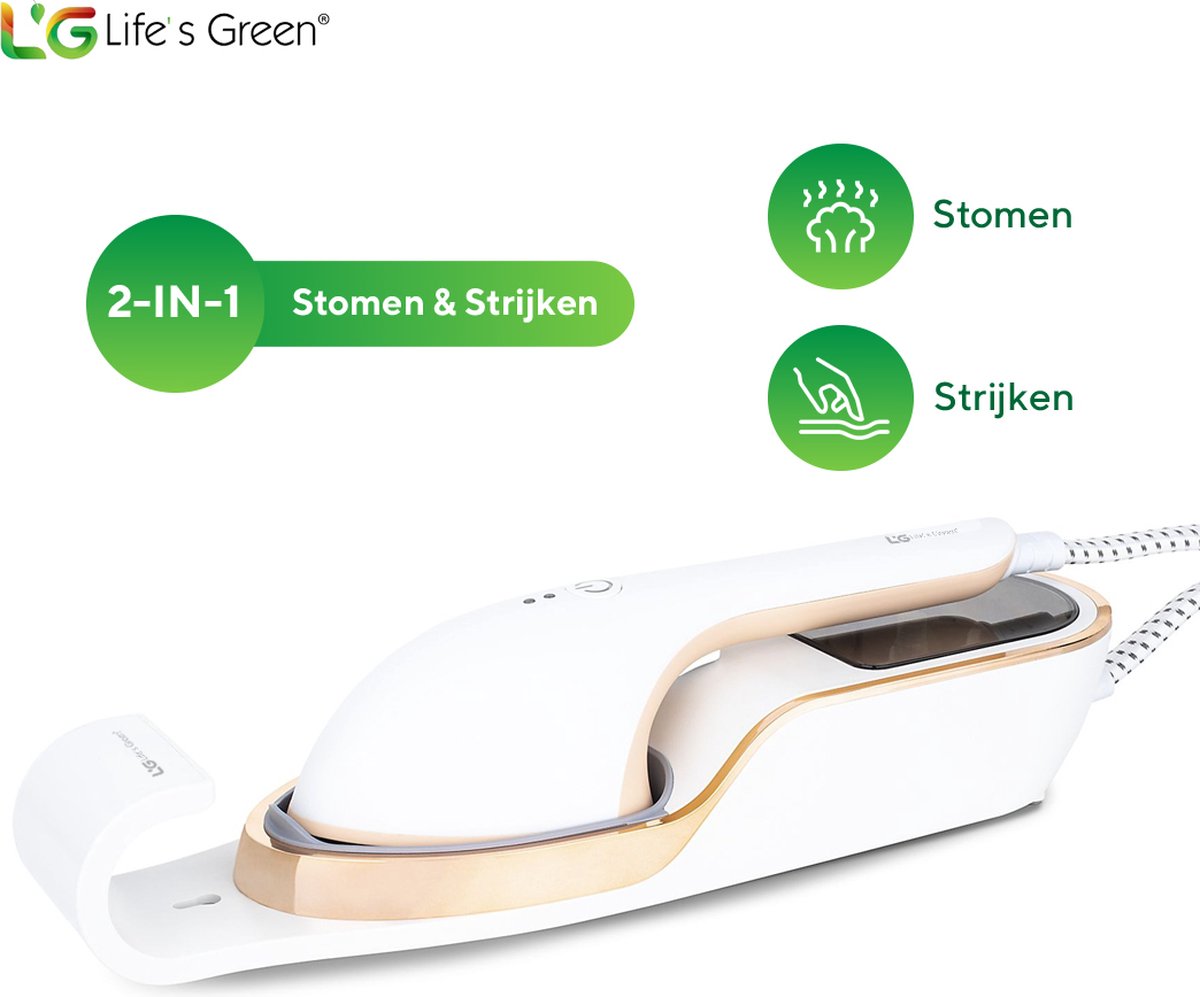 Life's Green® Kledingstomer - Met Handstomer - Stoomstrijkijzer - Stoomapparaat Kleding