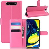 Book Case - Samsung Galaxy A80 Hoesje - Roze