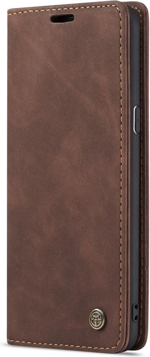 CaseMe Book Case - Geschikt voor Samsung Galaxy S9 Plus Hoesje - Donkerbruin