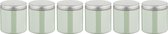 Scrubzout Dennen - 300 gram - Pot met aluminium deksel - set van 6 stuks - Hydraterende Lichaamsscrub