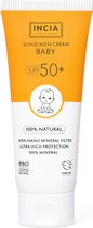 INCIA Crème solaire naturelle pour Bébé et enfant SPF 50 | Crème solaire sans parfum ni autres additifs synthétiques | Non testé sur les animaux.