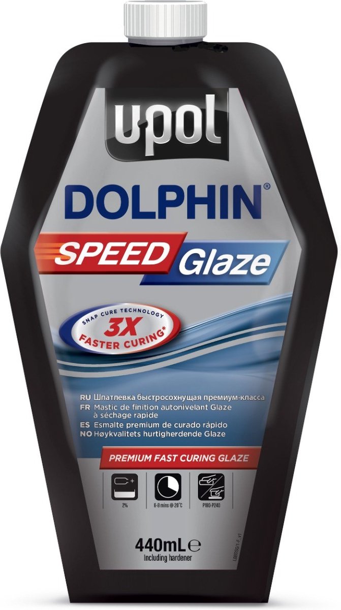 U-POL DOLPHIN Speed Glaze 2K Afwerkingsplamuur 440ml