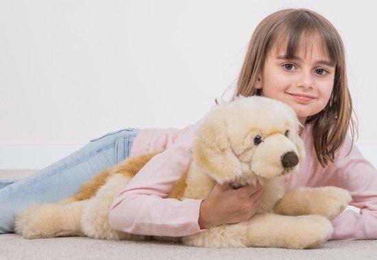 Hermann Teddy Knuffeldier hond Golden Retriever - pluche - premium knuffels - blond/beige - 60 cm van Hermann Teddy — afbeelding 2