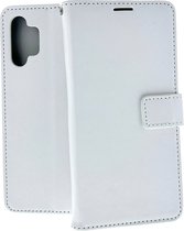 Bookcase Geschikt voor: Samsung Galaxy A32 4G - Wit - portemonnee hoesje