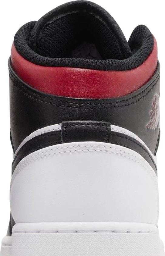 Nike Air Jordan 1 Mid GS Gym Red Black Toe - Baskets - DQ8423-106 - Taille 36,5