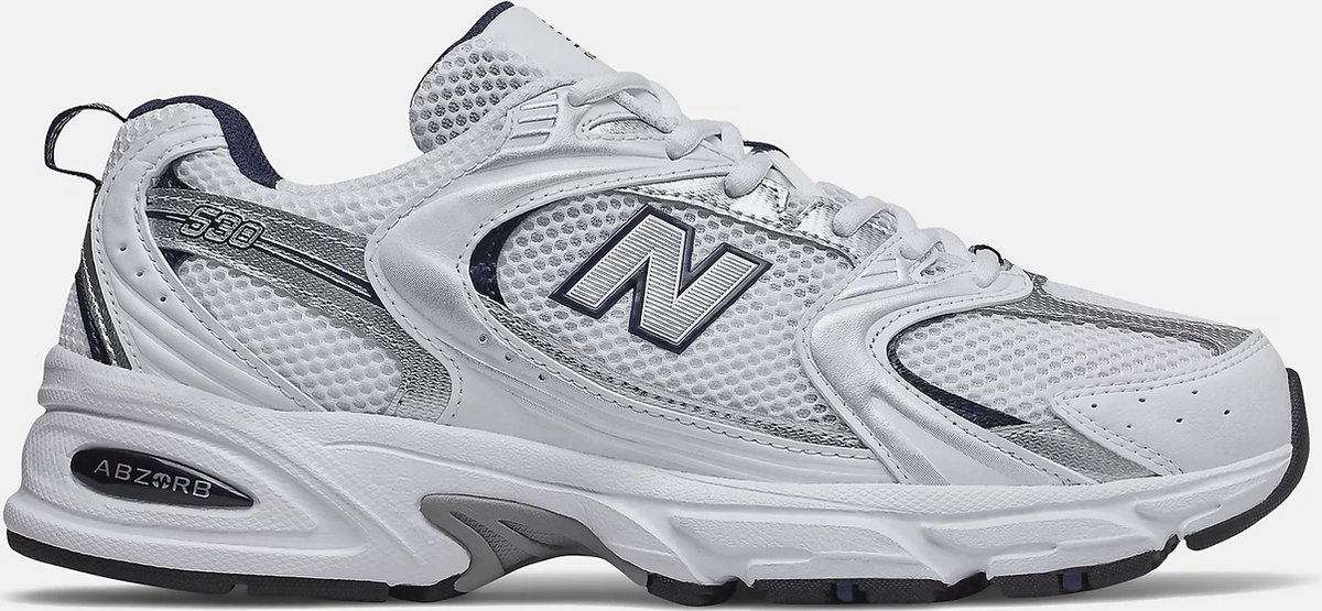 White Gray Navy