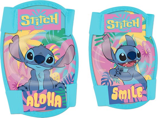 Foto: Lilo stitch knie en elleboogbeschermers aloha