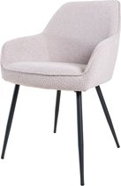 Chaise de salle à manger Fenna - Bouclé - Naturel