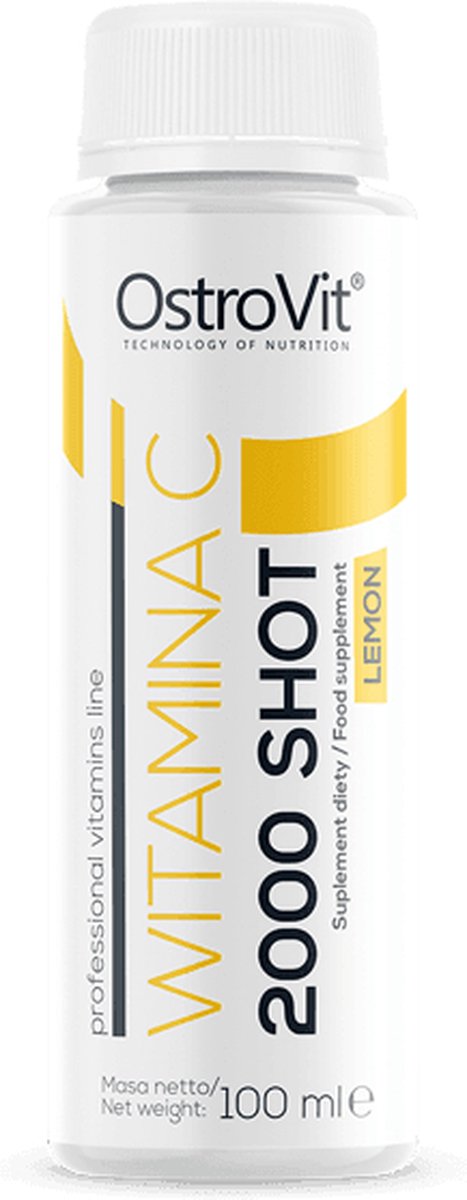 Vitaminen - Vitamin C 2000mg Shot - 100ml OstroVit - 100 ml Apple