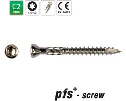 PFS - houtschroeven - schroef - 5x60 deeldraad Tx - 200 stuks