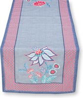 Pip Studio Flower Festival - chemin de table - bleu - 50 x 150cm