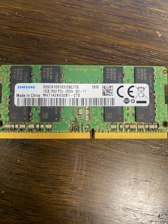 OTB266V16G1 geheugenmodule 16 GB 1 x 16 GB DDR4 2666 MHz