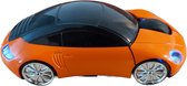 Funny Mouses - Porsche muis (oranje) - draadloze computer laptop muis - elektronica auto gadget mannen