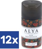 Alya Freshmatic Recharge Désodorisant Tropic Breeze (Pack économique) - 12 x 250 ml