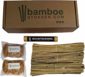 Knutsel bamboe bouwpakket groot | 30 cm.