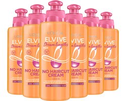 L’Oréal Paris Elvive Dream Lengths No Haircut Cream - Lang, Beschadigd Haar - 6 x 200ml